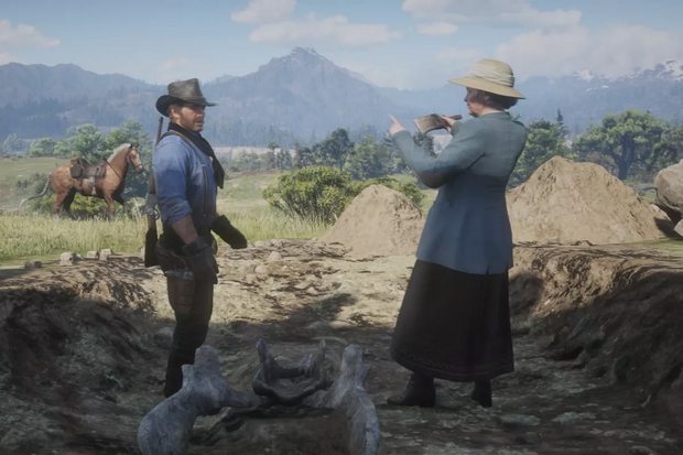 Red Dead Redemption 2: localização dos ossos de dinossauro