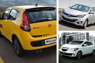 Palio, HB20 e Onix lideram as vendas em junho de 2015