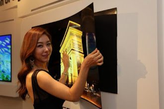 LG exibe TV OLED de 55 polegadas com menos de 1 mm de espessura